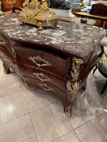 Antiquités - Commode Tombeau d'époque Louis XV