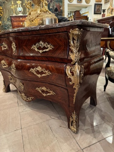 Antiquités - Commode Tombeau d'époque Louis XV