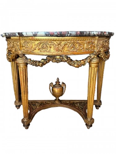 Gilded wood console attributed to Georges Jacob