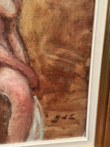 Tableaux et dessins Tableaux du XXe siècle - Georges d'Espagnat (1870-1950) -  Jeune femme nue