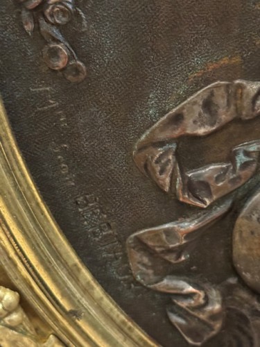 Meuble d'appui signé Madame Léon Berthaux - Napoléon III