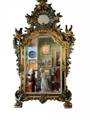 Miroir en bois Italie 18e