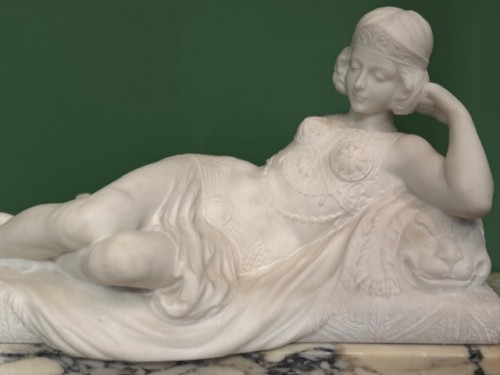 Marbre orientaliste signé Pugi - Antiquités Paul Azzopardi