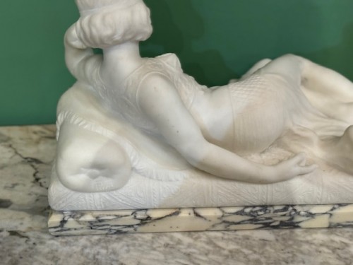 Marbre orientaliste signé Pugi - 