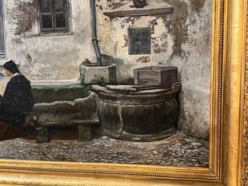 XIXe siècle - Scéne  de vie - Jean Roch Isnard (1845-1890)