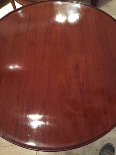 Guéridon en acajou fin 18e - Louis XVI