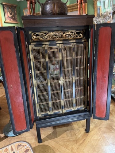 Armoire de sanctuaire japonais finXIXe - Arts d