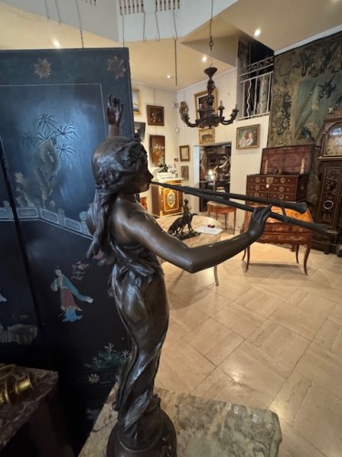 Napoléon III - Femme jouant de la double flute - Eugène Marioton (1854 - 1933)