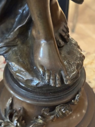 Antiquités - Femme jouant de la double flute - Eugène Marioton (1854 - 1933)