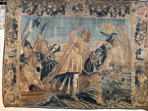 Tapisserie Flamande  du 17e siècle - Tapisserie & Tapis Style Louis XIII