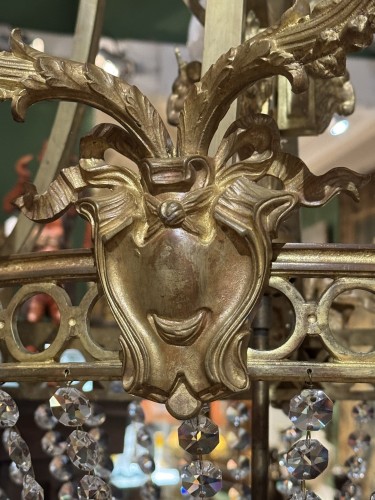 XIXe siècle - Paire de lustres de salon d'époque Napoléon III
