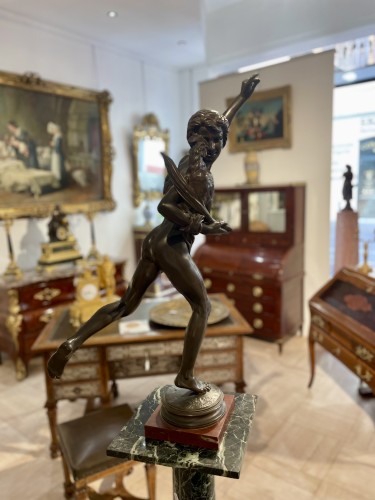 Antiquités - Le vainqueur du combat de coqs - Alexandre Falguière (1831–1900)