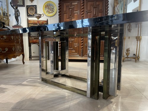 Table de salle à manger vers 1970 - Roméo Réga (1904-2013)  - Antiquités Paul Azzopardi