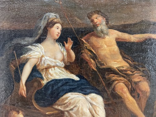 Le Triomphe de Neptune - 18e d'après Bon Boullogne - Tableaux et dessins Style 