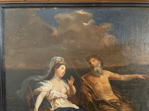 Le Triomphe de Neptune - 18e d'après Bon Boullogne - 