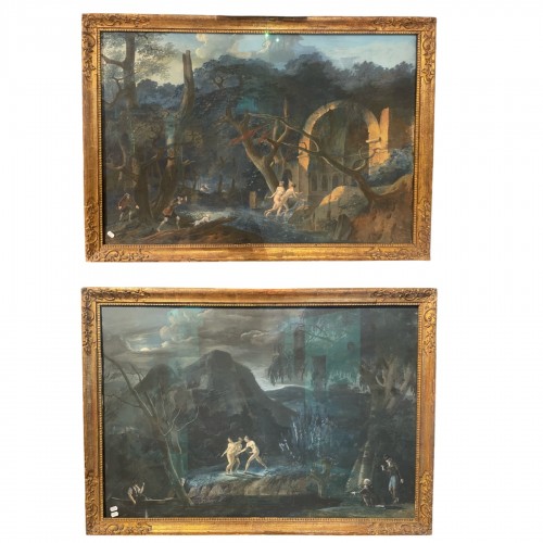 Paire de Scènes Galantes - Pierre Antoine Mongin 1798