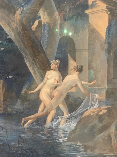 Paire de Scènes Galantes - Pierre Antoine Mongin 1798 - 