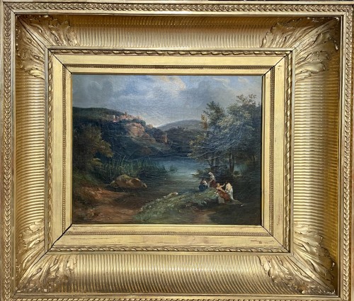 Vue de Santa Scolastica, Subiaco - Etna Michallon (1796-1822)