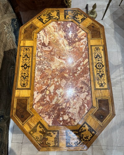 XVIIe siècle - Table de changeur suisse fin 17e