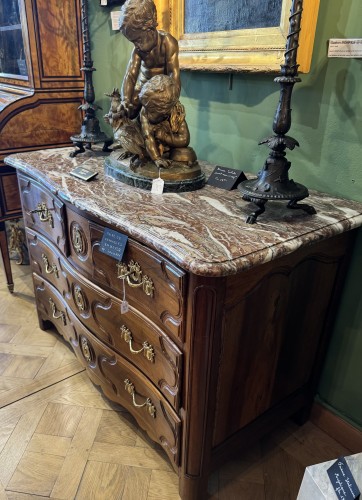 Antiquités - Paire de commodes d'époque Louis XIV