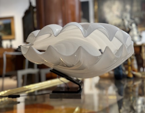 Liane Rougier pour la Maison Rougier - Lampe coquillage des années 1970 - Luminaires Style 