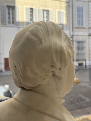 Buste en marbre "Eugène Bonnasse" - Emile Aldebert 1904 - Art nouveau