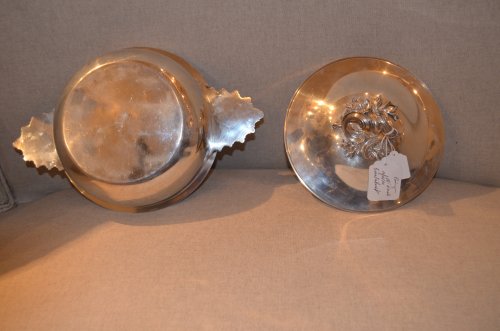 Antiquités - Légumier en argent massif de Boin-Taburet à Paris