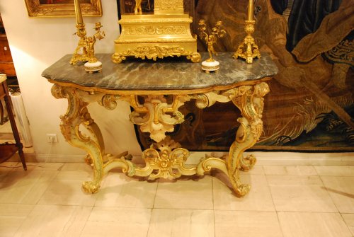 Mobilier Console - Console Italienne d'époque Louis XV