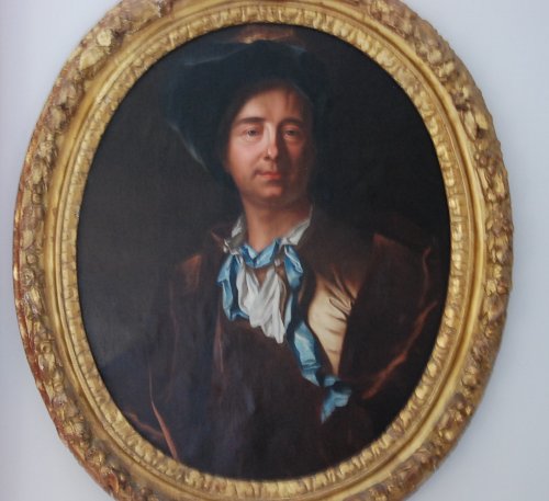Portrait XVIIIe représentant Mr De Bernard le Bovier De  Fontenelle - Tableaux et dessins Style Louis XV