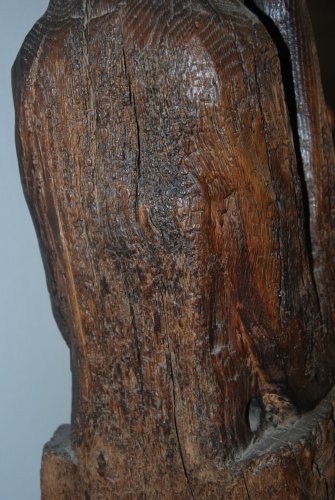Antiquités - Deux corbeaux en chêne, XVIIe siècle