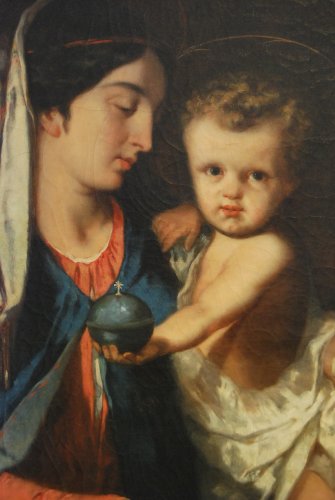Vierge et l'Enfant - François REYNAUD (1825 - 1909) - Antiquités Paul Azzopardi