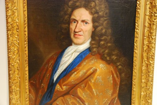 Portrait d'un gentilhomme de la cour de Louis XV - Tableaux et dessins Style Louis XV