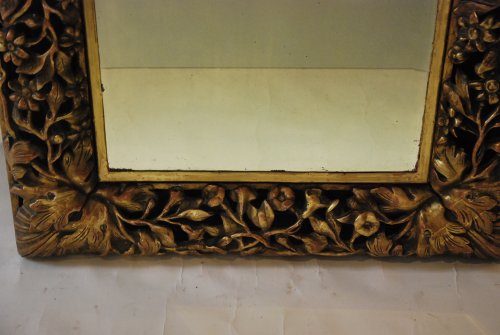 Miroir en bois doré d'époque Régence, début du XVIIIe siècle - Régence