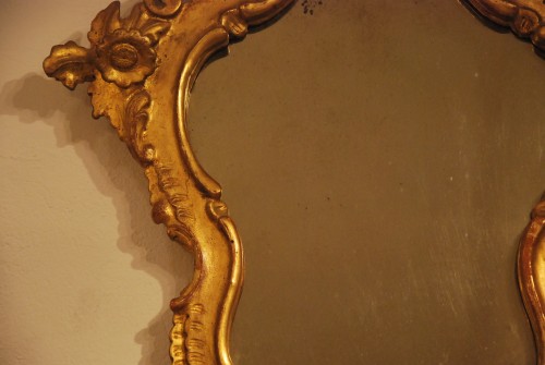 XVIIIe siècle - Paire de miroirs Vénitiens du XVIIIe siècle