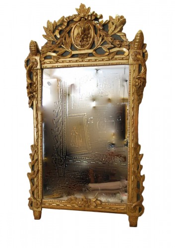 Miroir d'époque Louis XVI