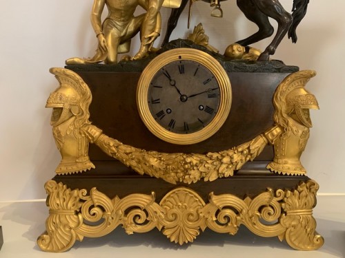 Horlogerie Pendule - Pendule d'époque Empire représentant Napoléon