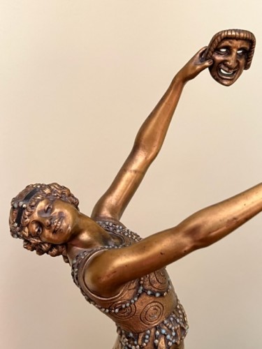 Sculpture Sculpture en Bronze - Danseuse-  Joe Descomps (1869-1950)