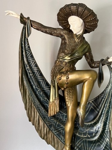 Danseuse - Claude Mirval - Sculpture Style Art nouveau