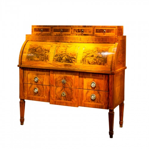 Louis XVI secretary Desk, Alsatian work from the end of the 18th century