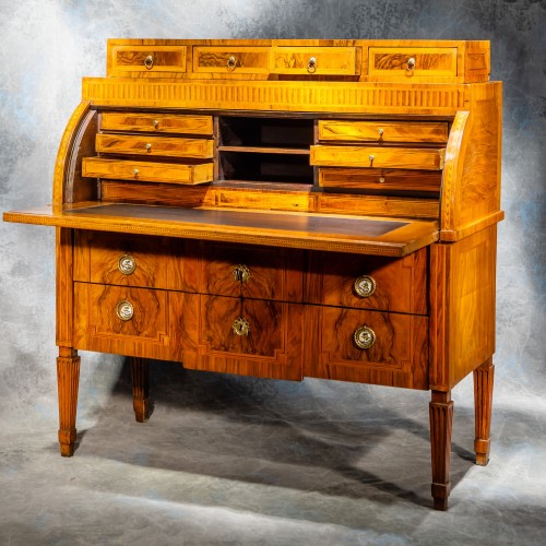 Louis XVI secretary Desk, Alsatian work from the end of the 18th century - Furniture Style Directoire
