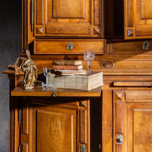 A french 18th century walnut Buffet - Furniture Style Louis XIV