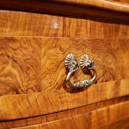 Furniture  - 18th century walnut inlaid scriban cabinet