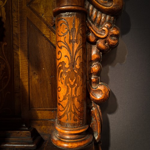 Antiquités - Fountain cabinet circa 1660 Alsace – probably Strasbourg