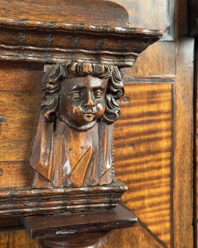 Mobilier Armoire - Armoire de la renaissance alsacienne datée 1676