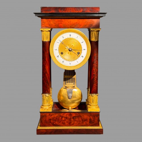 Horology  - Regulator signed Robin Quantième monthly
