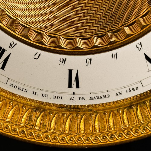 Restauration - Charles X - Regulator signed Robin Quantième monthly