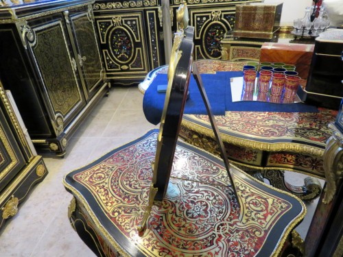 Napoléon III Mirror with frame in Boulle marquetry - Napoléon III