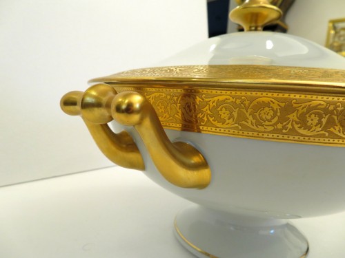 Antiquités - Haviland - Service en porcelaine de Limoges Thistle Or