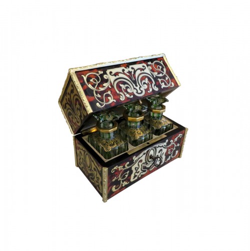 Fragancy Box in Boulle marquetry Napoleon III period 19th