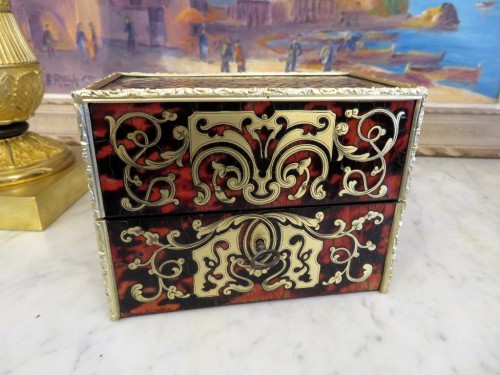 Fragancy Box in Boulle marquetry Napoleon III period 19th - 